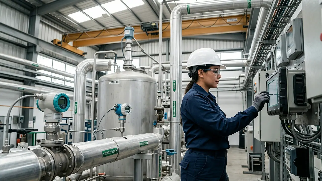 instrumentación de procesos industriales